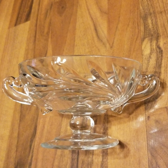 Vintage Cut Glass Apothecary Candy Dish With Lid - Picture 7 of 8